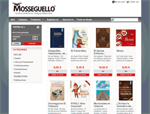 Tablet Screenshot of edicionsmosseguello.com